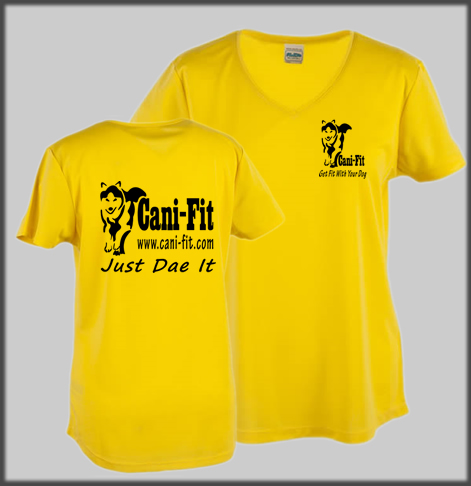 Cani Fit Technical Female V Neck T Shirt